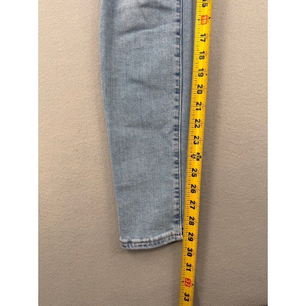 Levis 721 High Rise Skinny Jeans Womens 30x30 Light Wash Blue Denim Stretch - Picture 8 of 14